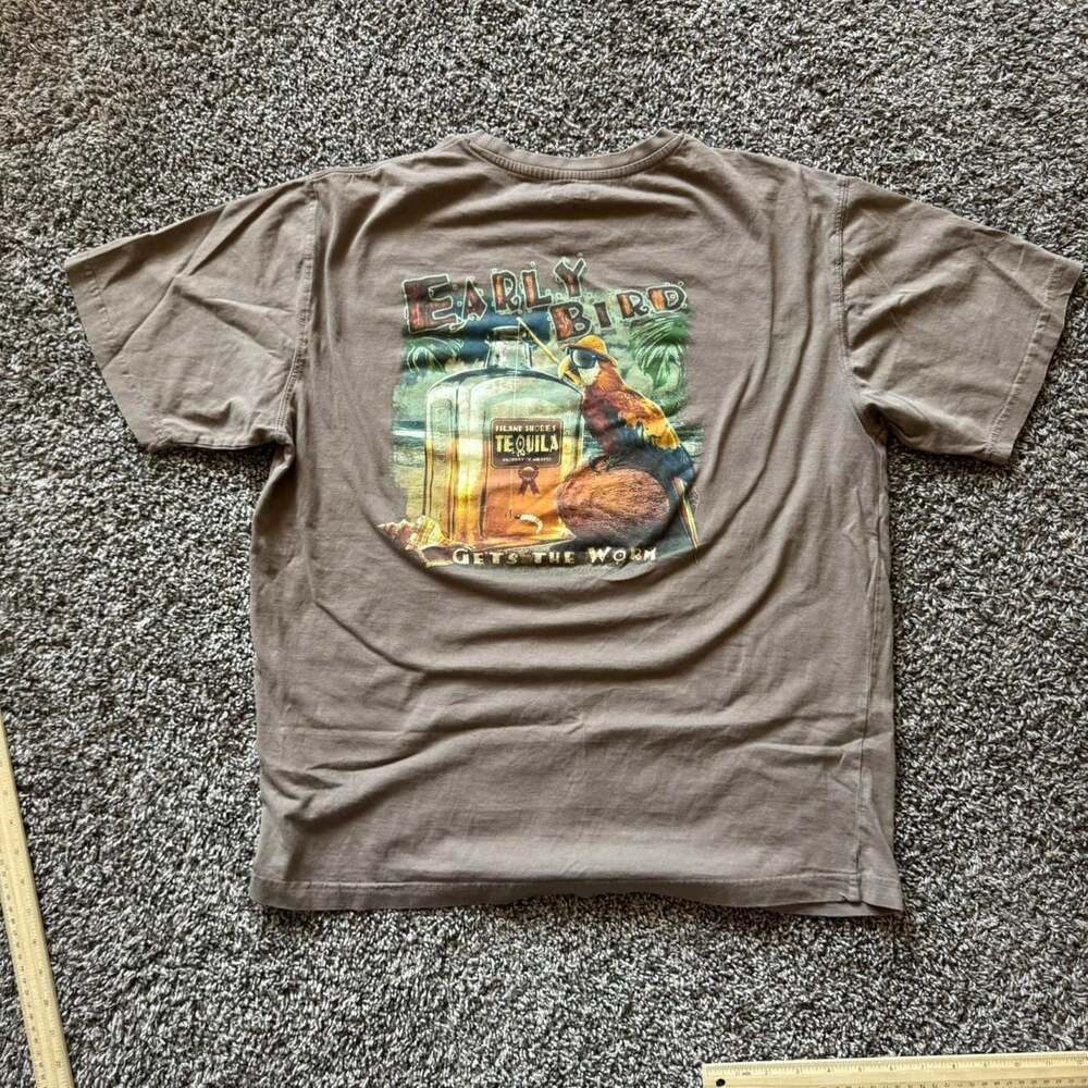 Island Shores Tequila Early Bird Gets The Worm Graphic Tee